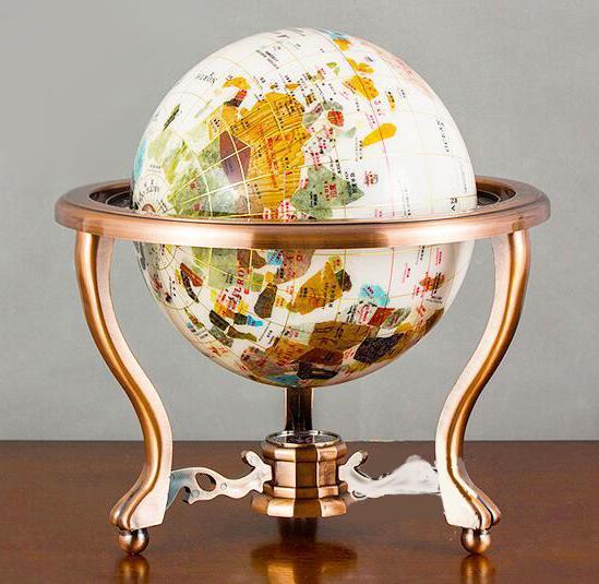 Globe Terrestre Ancien Grand